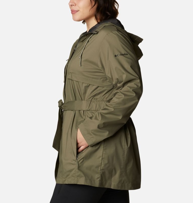 Jachete De Ploaie Columbia Pardon My Trench Dama Masline Verzi | Plus Size TE9Q78AMS